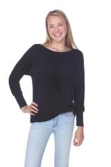 1101 Junior's Kimono Long Sleeve Hi-Lo Tee