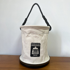 Canvas tool bucket bags
