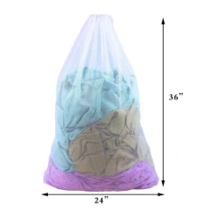 Portable Washing Foldable Mesh Laundry Bag