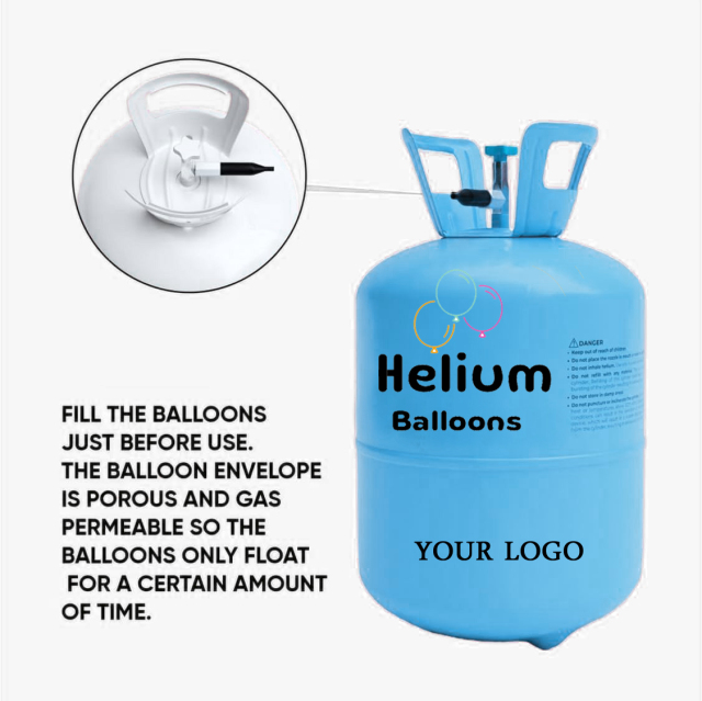 Airloons Helium Tank - Pack Of 3 ! Inflate up to 30 Latex Balloons! 7 cu. ft. Helium Cylinder with Purified Helium for longer helium balloon float time- Perfect for your Celebrations