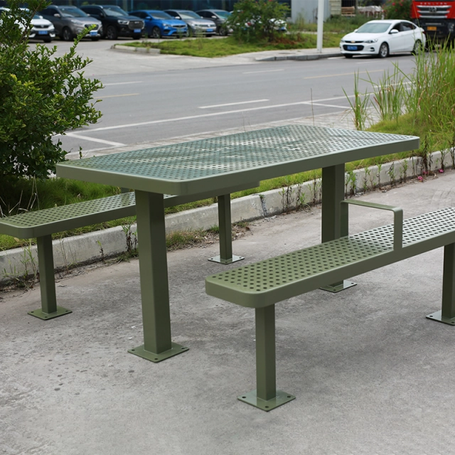 Heavy Duty Metal Picnic Table