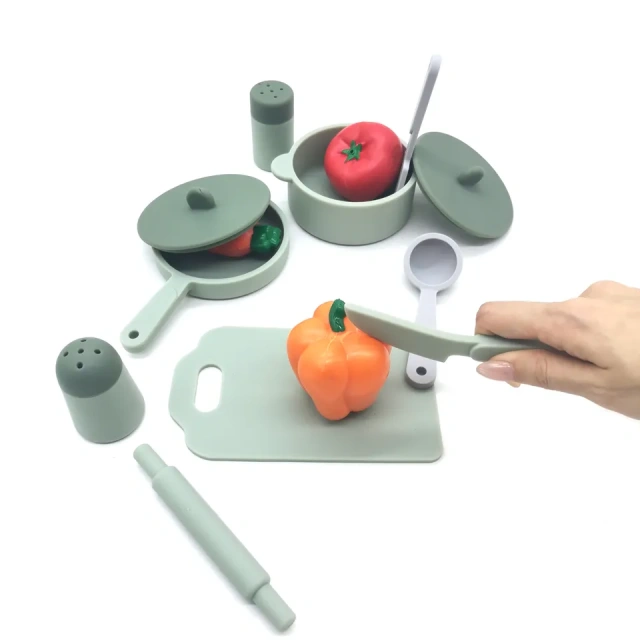 silicone kids kitchen toys