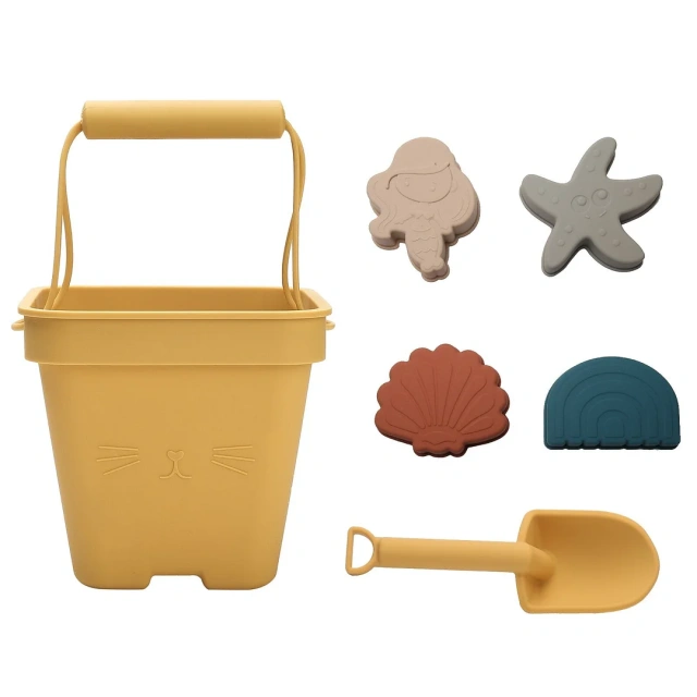 NEW Foldable beach Bucket with Shovels