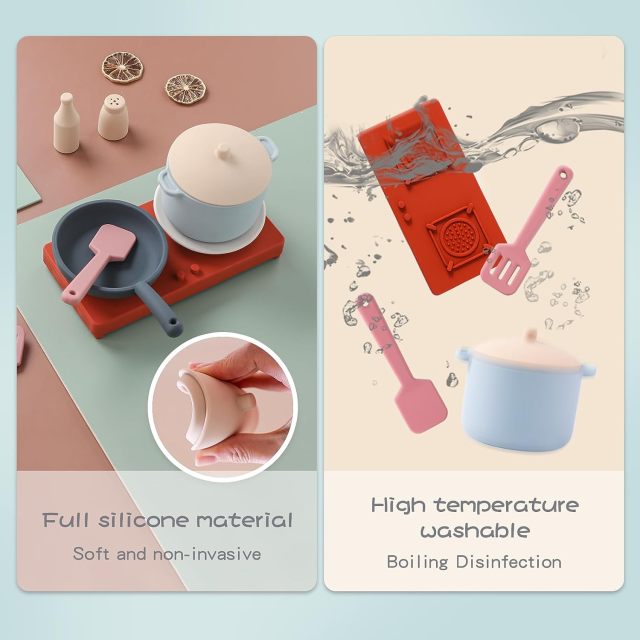 Silicone Cooking Toy Set