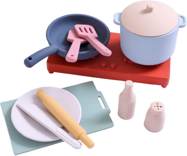 Silicone Cooking Toy Set