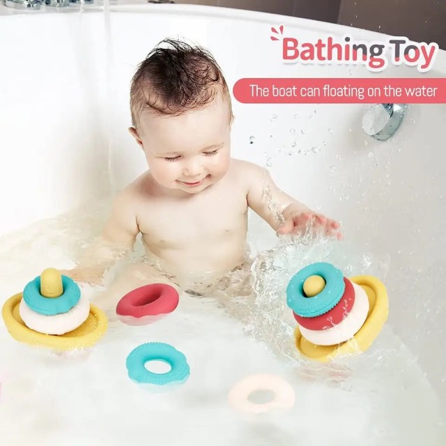 Silicone Floating Bath Toys for Boys and Girls