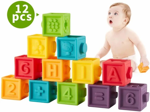 Soft Stacking Blocks for Baby Infant and Toddler