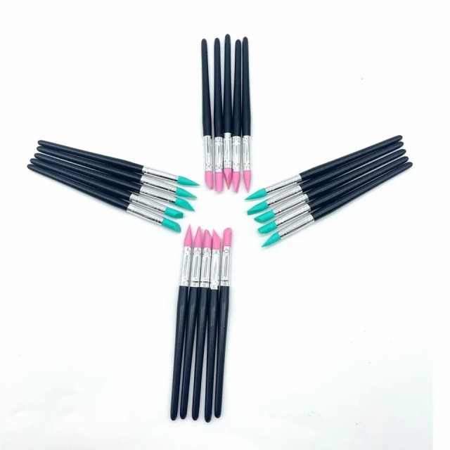 Silicone Nail Art Acrylic Pen Brushes Sets
