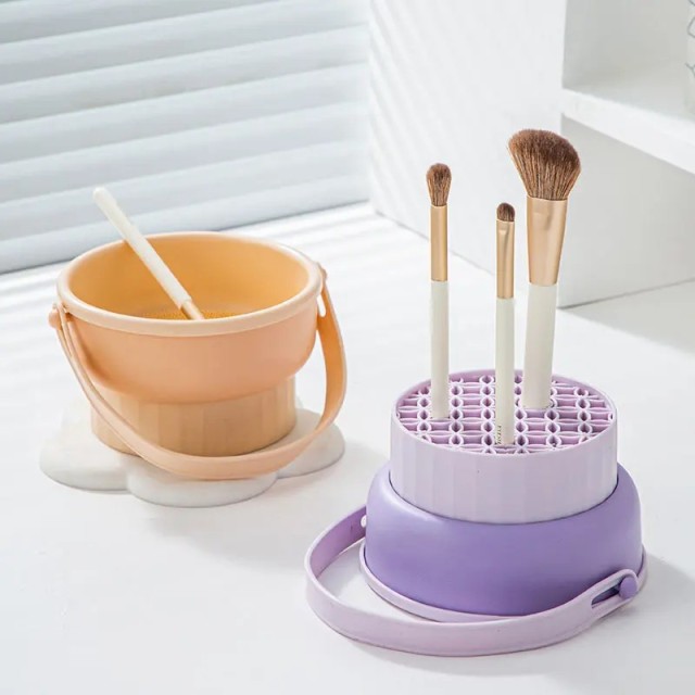 Silicone Makeup Brush Cleaner bowl