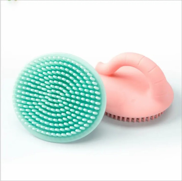 Soft Silicone Body Scrubber Handheld Shower Cleansing Brush