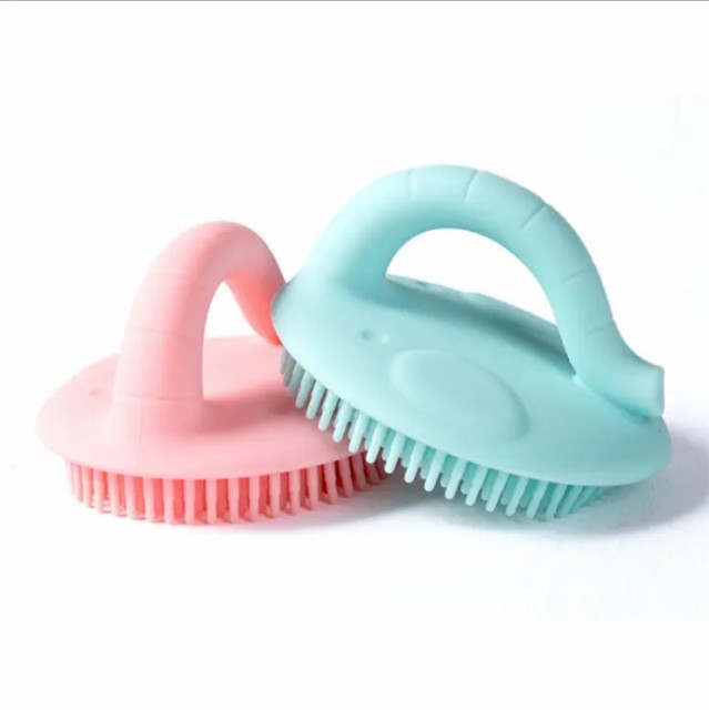 Soft Silicone Body Scrubber Handheld Shower Cleansing Brush