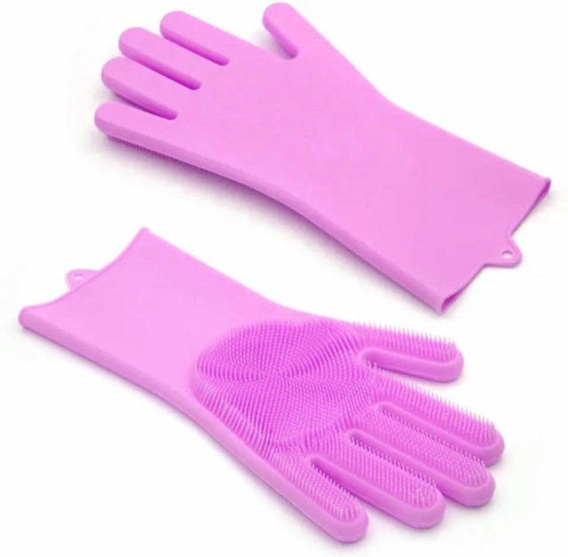Dishwashing Scrubbing Gloves