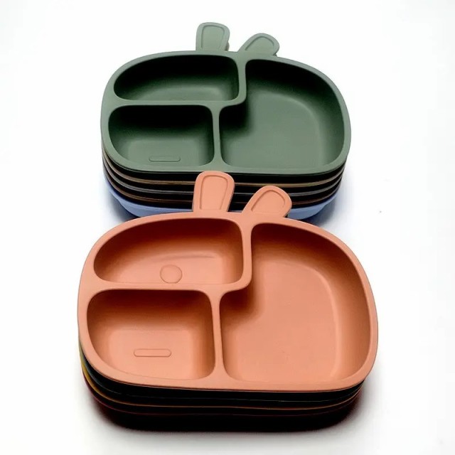 Silicone Divided Plates (No Lids)