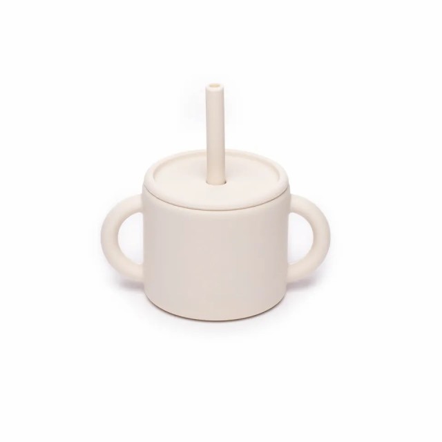 100% Silicone Baby Straw Cup Training Cup