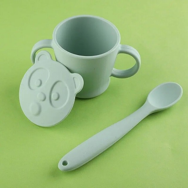 Baby Cups & Spoons - Silicone Training Cup