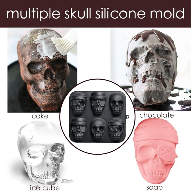 Silicone Skull Cakelet Mold