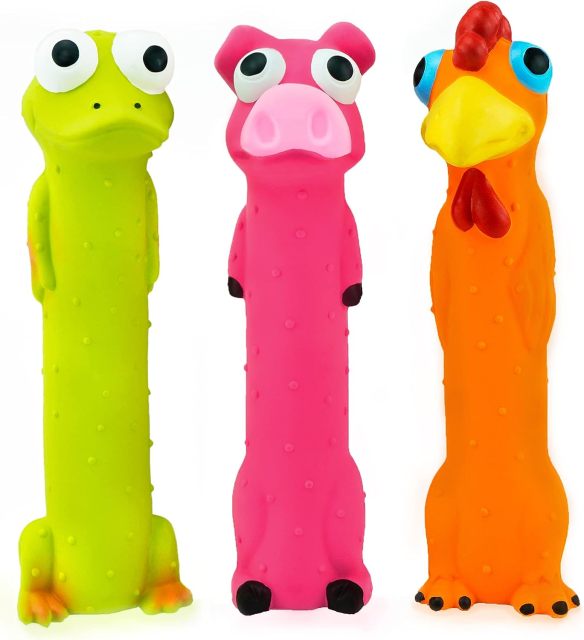 Squeaky silicone Dog Toys
