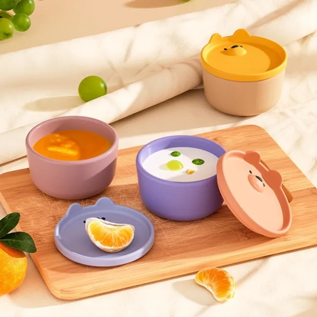 Stackable Small Food Silicone Storage Containers