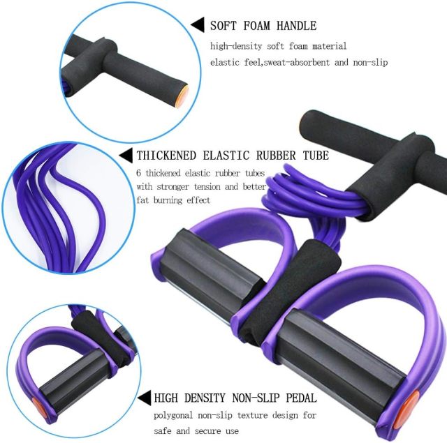 Natural Rubber Tension Rope Fitness Equipment