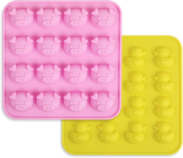 Duck and Pig Silicone Molds