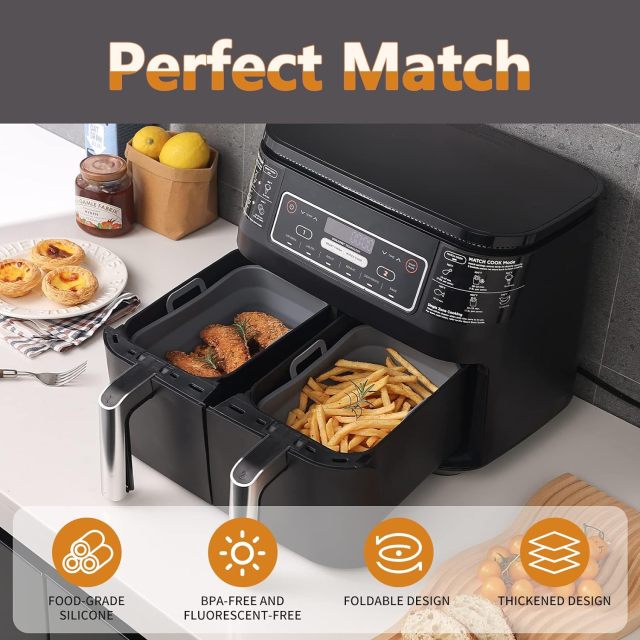 Collapsible Air Fryer Silicone Liners