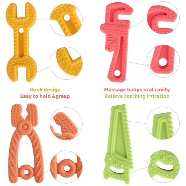 Teething Toys for 0-6 Months 6-12 Months