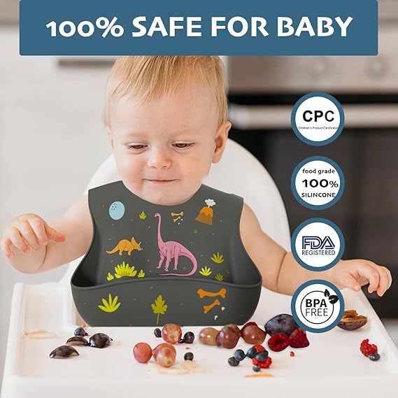 Silicone Baby Feeding Set Printing