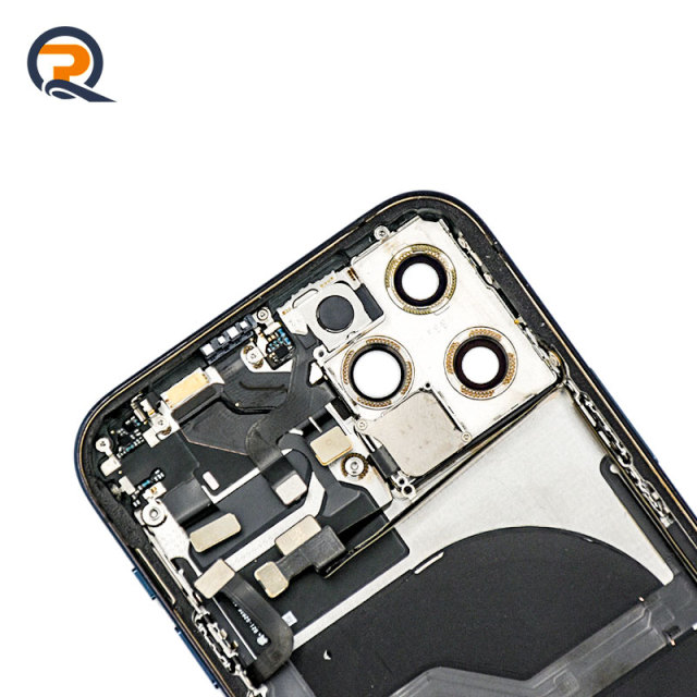 Back Housing for iPhone 12 Pro Repairing Spare Parts with Flex Cables