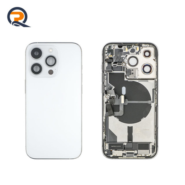 Back Housing for iPhone 14 Pro Repairing Spare Parts with Flex Cables