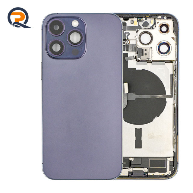 Back Housing for iPhone 14 Pro Max Repairing Spare Parts with Flex Cables