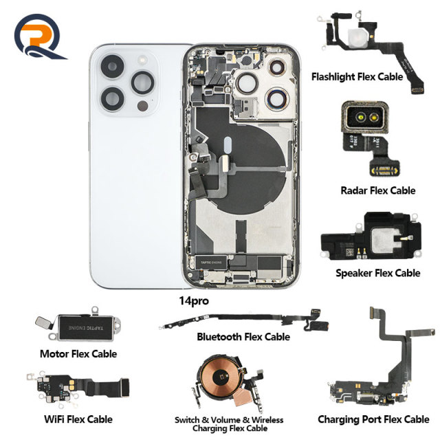 Original iPhone 14 pro Single Charging Port Flex Cables Repair Parts