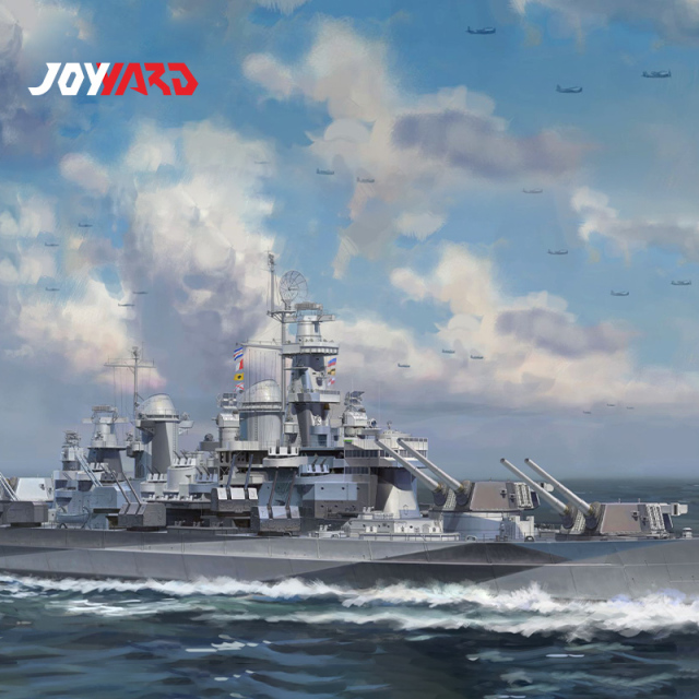 JOY 35006X 1/350 BB-68 Ohio battleship assembly model