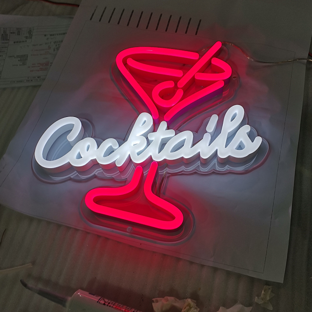 Customized high-end LED acrylic neon sign channel word meter 3D letters luminous sign