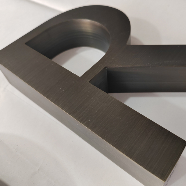 30mm high electroplated color 3d signs stainless steel letters