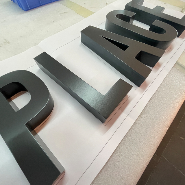 Custom 3d signs Printing color metal letters outdoor & indoor use Individual Letter signs