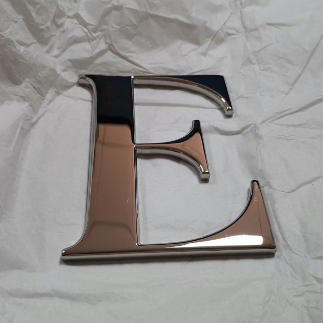 Mirror 3D Metal Letters English worlds stainless steel letters high quality Flat Cut Signage