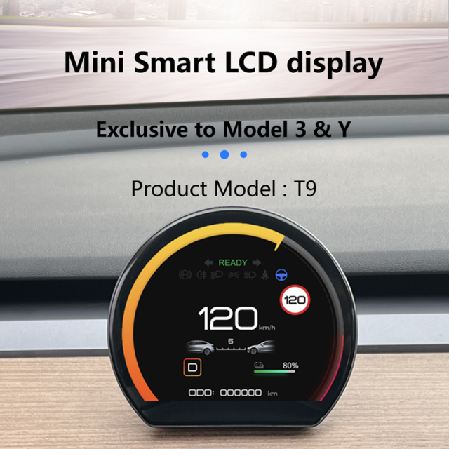 3.54 inch Mini Instrument Display Screen For Tesla Model 3 & Model Y