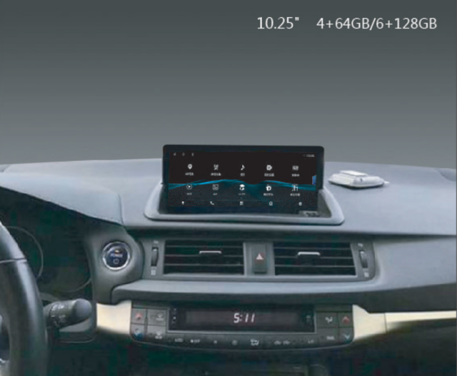 Lexus CT Android GPS Navigation Auto Radio Head Unit SAT NAV Stereo Infotainment Multimedia System Year 2013 2014 2015 2016 2017