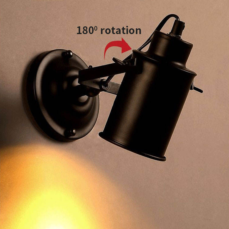 Wall Lamp Retro Industrial wall Light adjustable light sconce fixtures for Restaurant bedside Bar Cafe Home Lighting