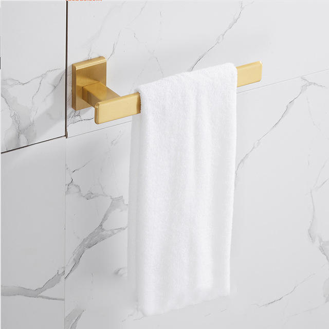 Bathroom Accessories Set Brushed Gold Towel Rack Paper Holder Towel Bar Corner Shelf Toilet Brush holder Hooks Bathroom Hardware