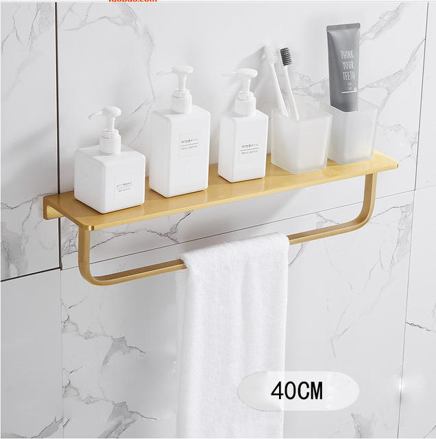 Bathroom Accessories Set Brushed Gold Towel Rack Paper Holder Towel Bar Corner Shelf Toilet Brush holder Hooks Bathroom Hardware