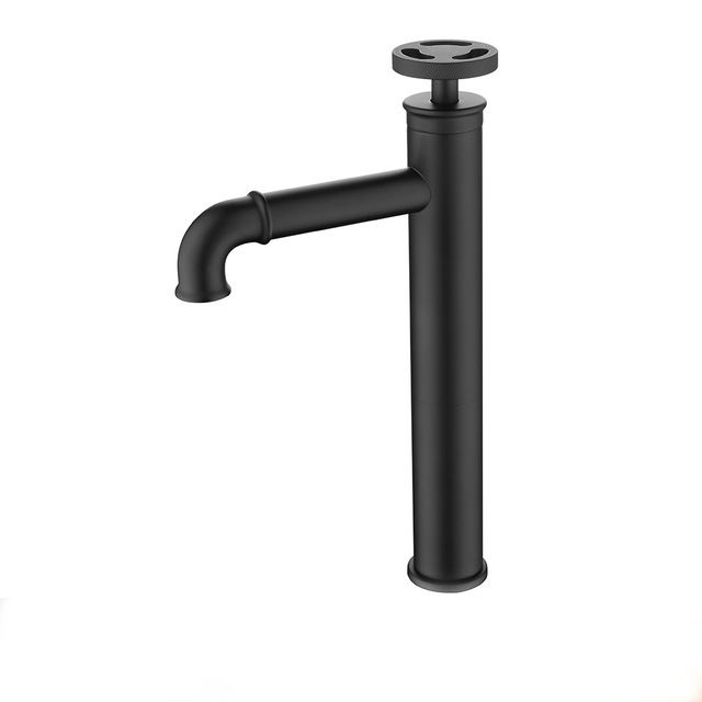 Industrial Style Bathroom Faucet Matte Black/Gold