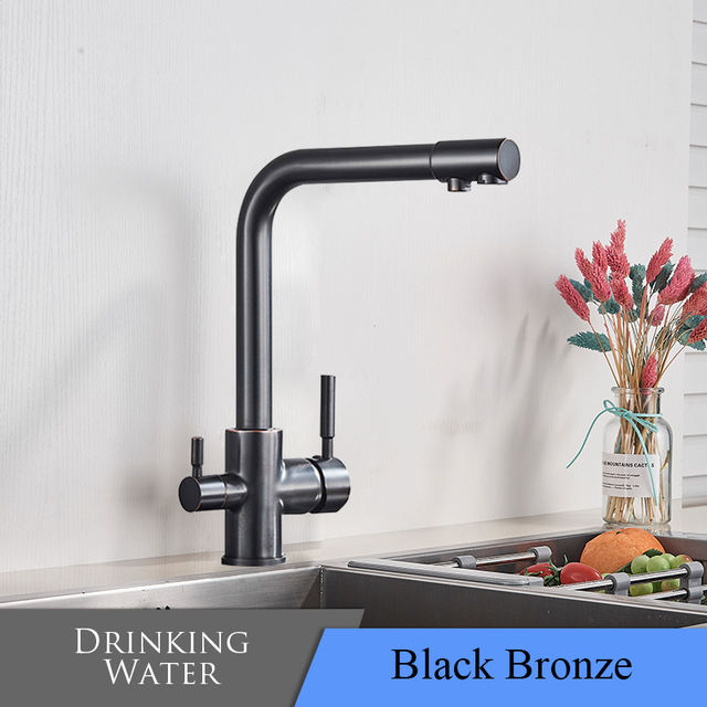 swivel drinking faucet 3 way water purifier kitchen faucets