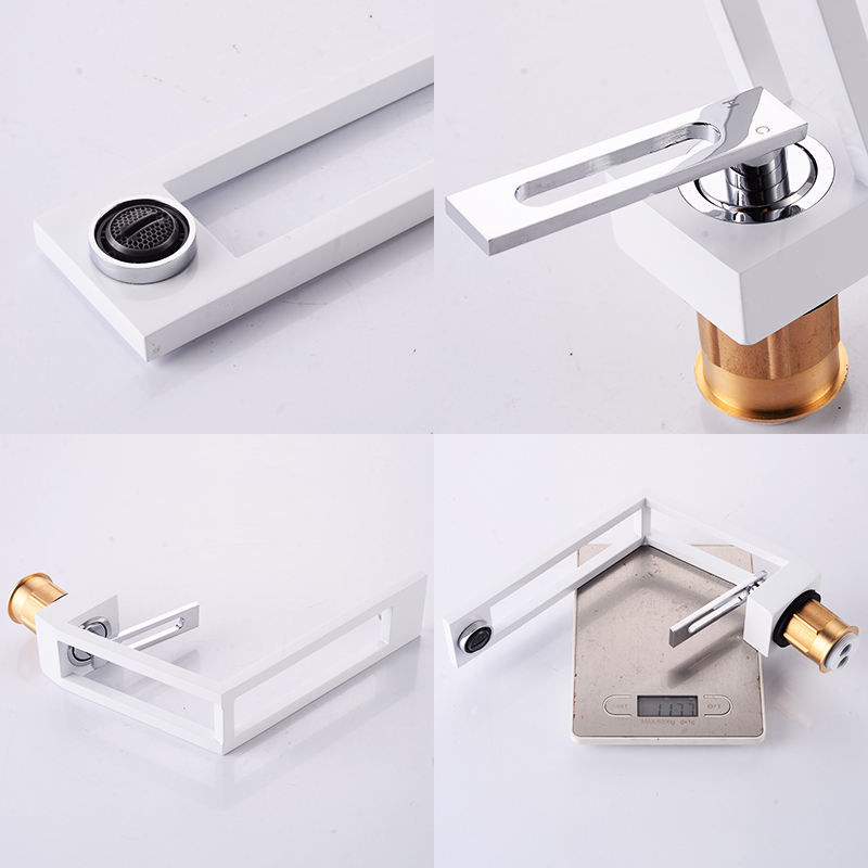 Contemporary Single Hole 1-Handle Bathroom Sink Faucet Solid Brass - Matte Black