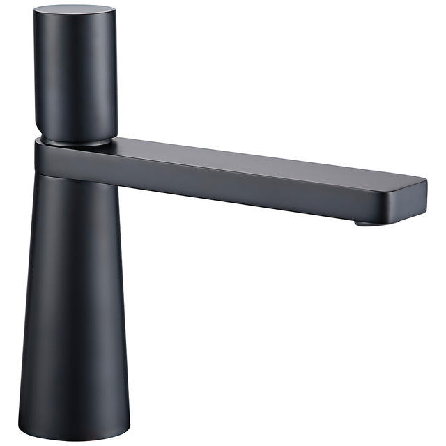 Modern Single handle one hole washbasin cold and hot water Brass Bathroom Vessel Sink Faucet