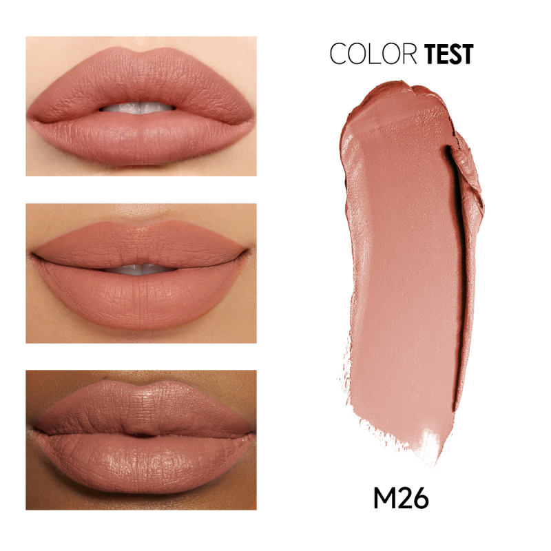 CARSLAN Matte Vegan Lipstick, Highly Pigmented, Cruelty-Free Lip Makeup with Moisturizing Creamy Formula Featuring Vitamin E and Castor Seed Oil