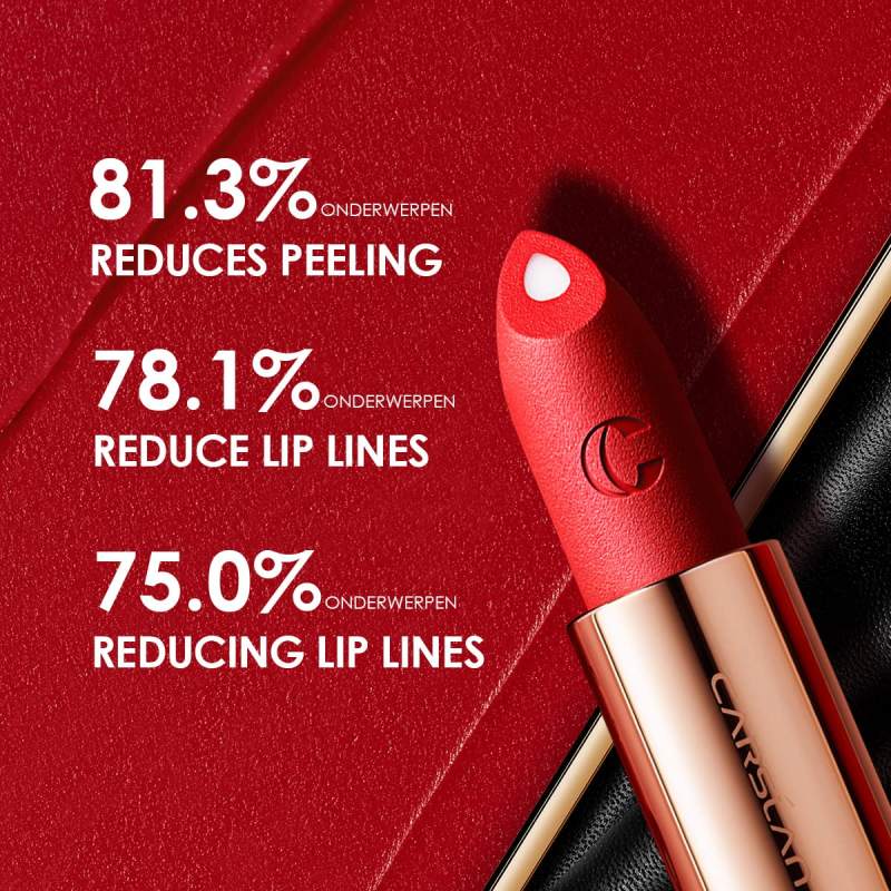 CARSLAN Dual Core Moisturizing Lipstick, Longlasting Hydrating, High Pigmented Lip Color With Vitamin E and Olive Oil
