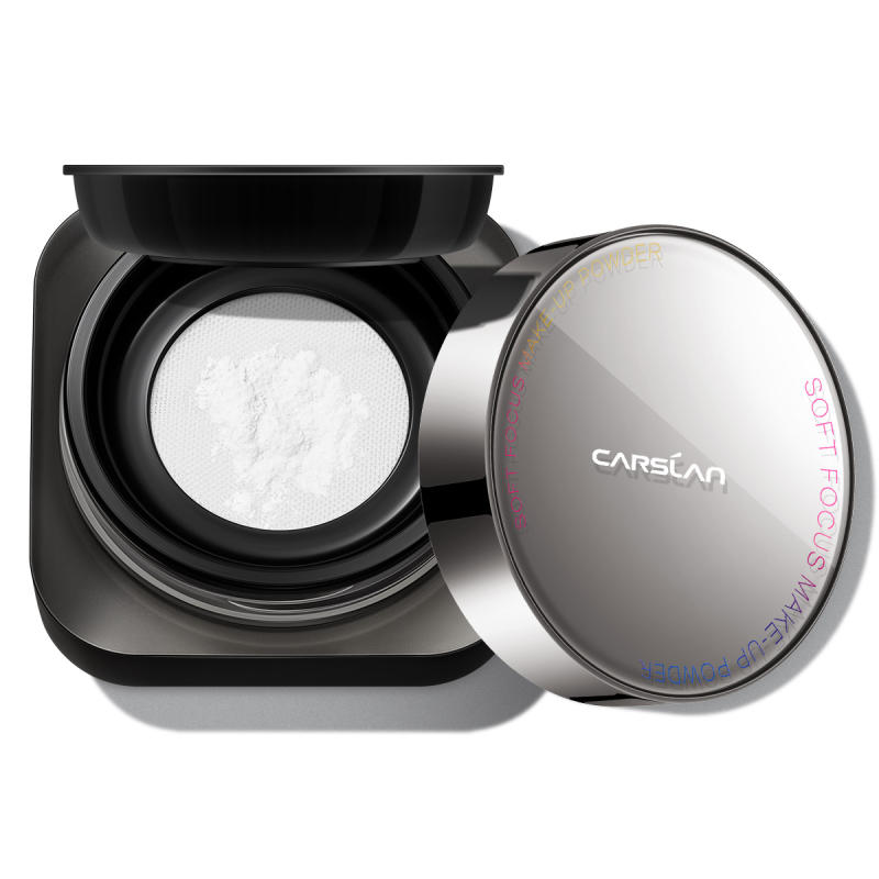 CARSLAN Translucent Powder Loose Setting Powder, Matte, Oil Control, Waterproof, Poreless, 24h Longlasting Face Powder