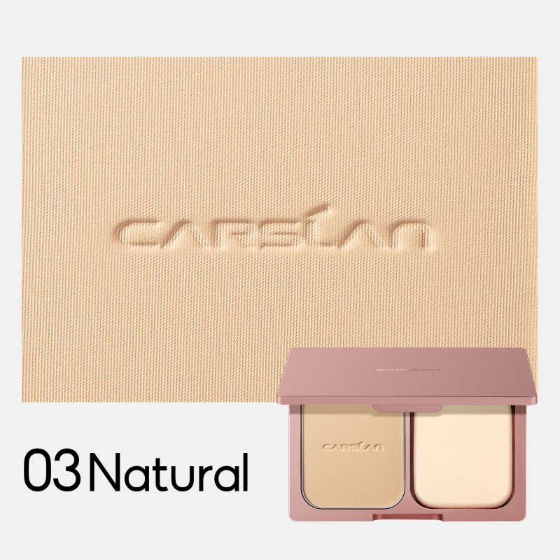 CARSLAN Forever Glamour Translucent Pressed Setting Powder, Matte, Oil Control, Poreless, Smoothing, 12h Longlasting Face Powder Makeup For All Skin Tones