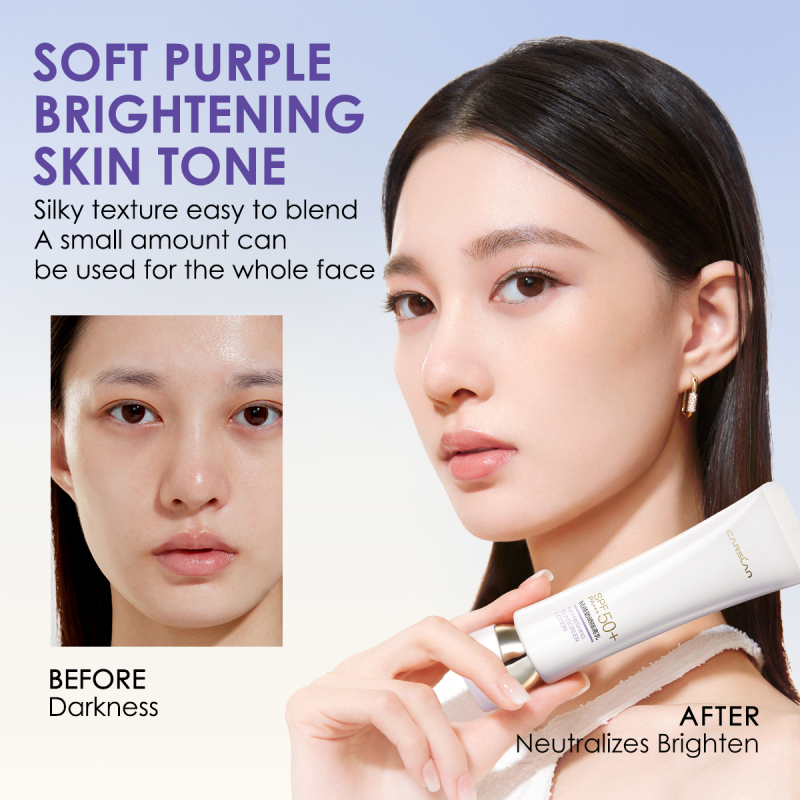 CARSLAN Essence Face Sunscreen Cream Brightening Skin Primer Sunblock Lotion UVA/UVB Protection SPF50+ PA+++